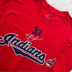 Cleveland Indians Nick Swisher T-Shirt Jersey Size Medium